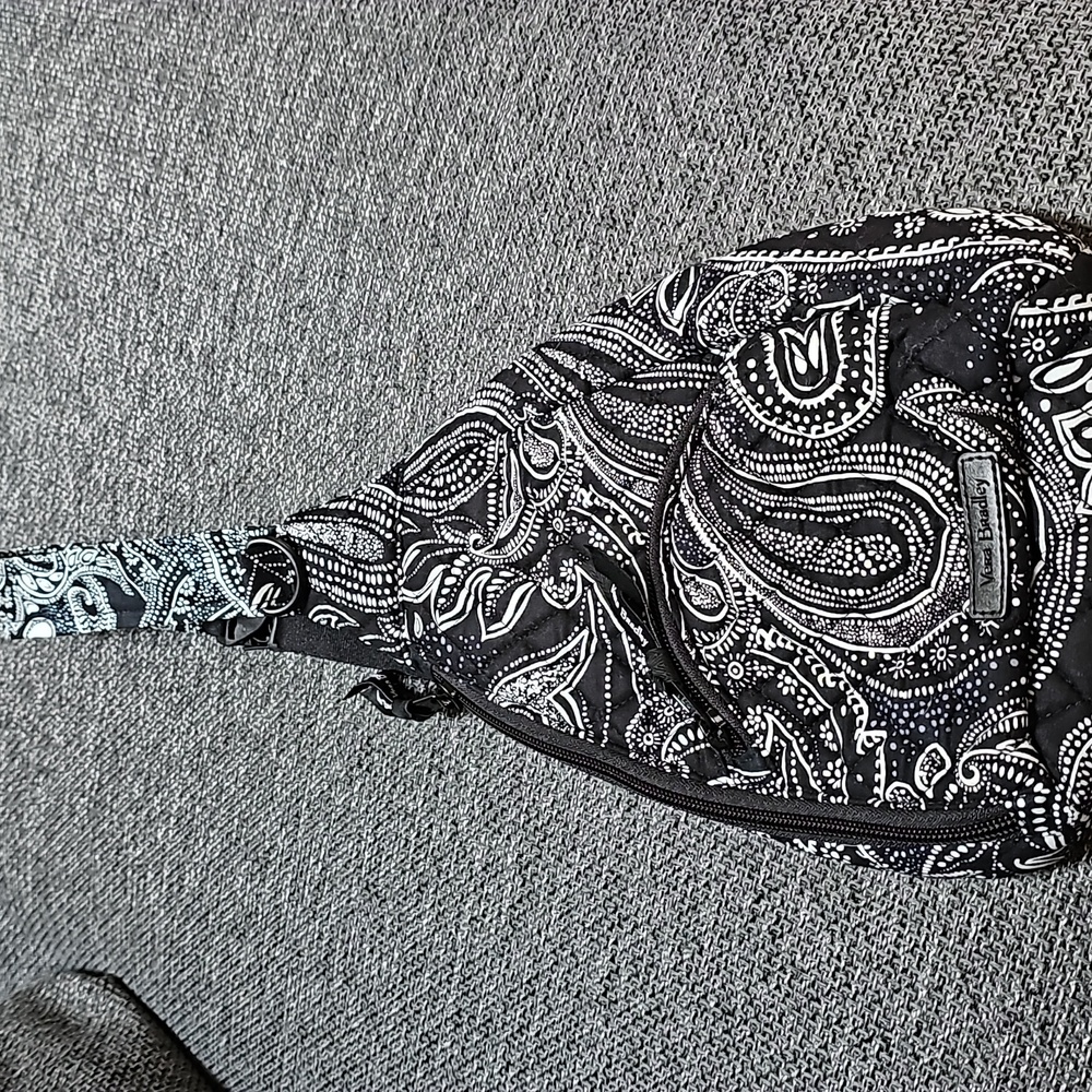 Vera Bradley Cotton Sling Backpack in Stellar Paisley Print